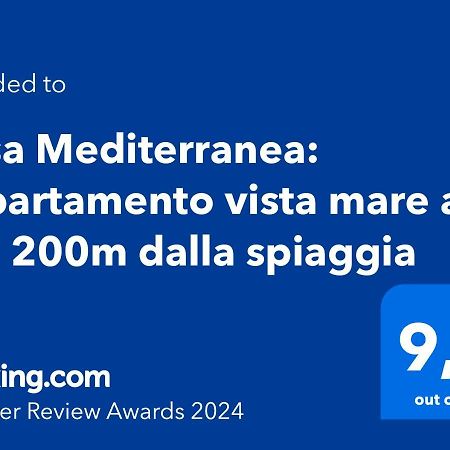 Casa Mediterranea: Appartamento Vista Mare A Soli 200M Dalla Spiaggia Sperlonga Exteriör bild